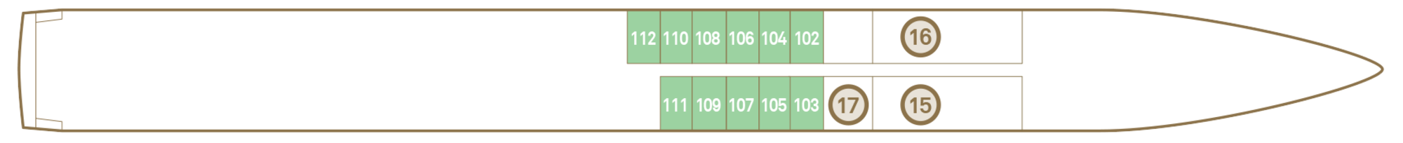 Jewel Deck plan